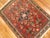 Late 19th Century Zabihi Collection Traditional Full Pile Mat Size Antique Sarouk Ferehan Rug - 1'10" x 2'7" For Sale - Image 5 of 6