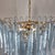1980s Mid Century Modern Blue Murano Glass Petal Chandelier For Sale - Image 14 of 14