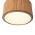Mid-Century Modern Nova of California Tambo Semi-Flush Mount Ceiling Light - Natural Ash For Sale - Image 3 of 8