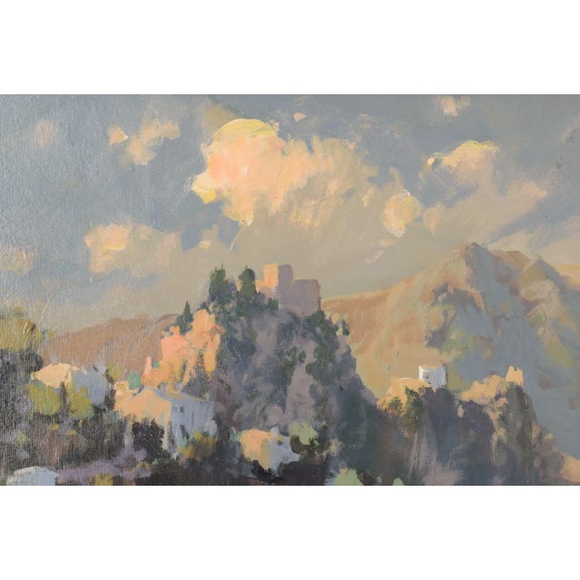 Mountain Landscape, 1985, Oil on Board For Sale - Image 4 of 10