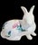 Modern Tiffany & Co Sintra Rabbit Bunny Figure Features Hand-Painted Flowers Vintage Porcelain For Sale - Image 3 of 4
