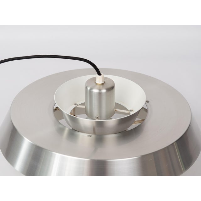 Mid 20th Century Vintage Nova Pendant Lamp in Aluminum by Jo Hammerborg for Fog and Mørup, 1963 For Sale - Image 5 of 11