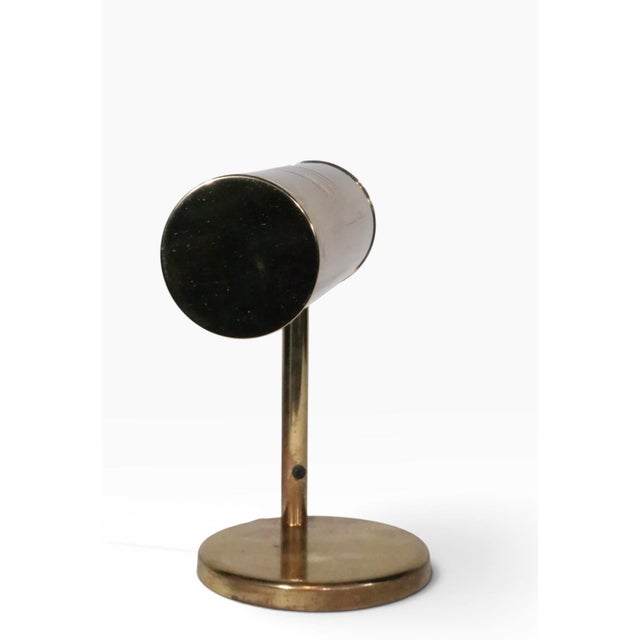 Mid 20th Century Mid Century Modern Brass Flex Arm Desk Lamp by Walter Von Nessen For Sale In New York - Image 6 of 18