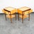 Mid-Century Modern Mid Century Modern Nightstands Side Table Birch Walnut Drawer Italian End Set 2 For Sale - Image 3 of 12