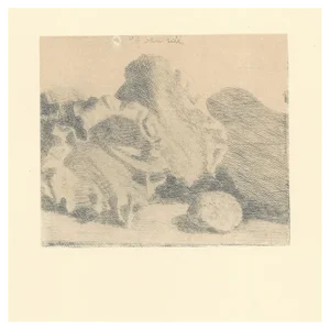 Giorgio Morandi, Still Life with Vase, Shells and Guitar, 1921-1957, Lithograph