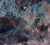 Abstract Expressionism Space Abstract, Mid Century Abstract Expressionism With Grey, Black, Blue, Red by Rene Couturier For Sale - Image 3 of 5