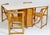 1970s 1970s Mid-Century Modern Compact Drop-Leaf Dining Table With 4 Chairs - Set of 5 For Sale - Image 5 of 16