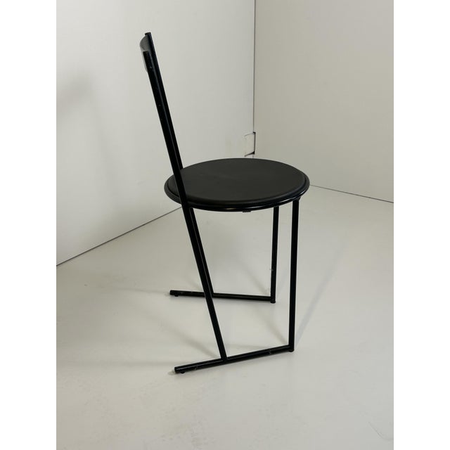 Postmodern Chair by Emilio Nanni for Fly Line, 1980s For Sale - Image 3 of 11