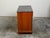 French 1930s Empire Style Walnut Commode with Grey Marble Top and Black Columns For Sale - Image 10 of 12