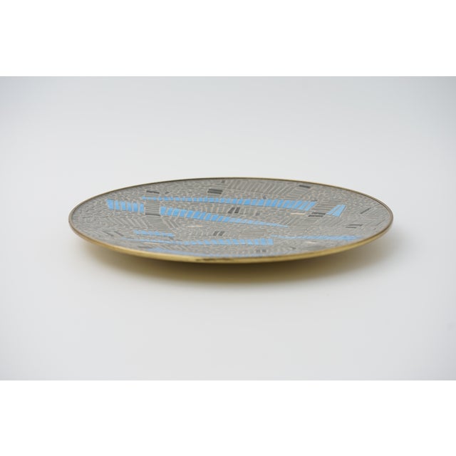 Mid-Century Modern Mosaic Wall Plate by R. Zimmermann for Ritter, 1950s For Sale - Image 6 of 12