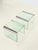 Transparent Glass Side Tables by Pierangelo Gallotti for Gallotti & Radice, 1970s, Set of 2 For Sale - Image 6 of 9