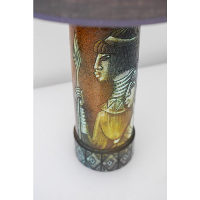 Large Vintage Scandinavian Pottery Table Lamp by Bonnie Rehnqvist, 1970s For Sale - Image 12 of 16