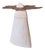 Talisman Side Table #2 in Stoneware and Bronze by Margaux Leycuras For Sale