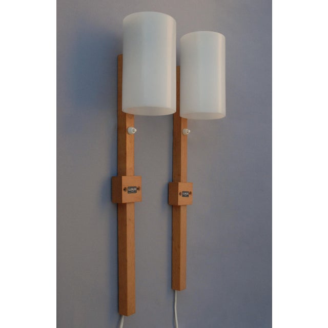 Wall Lights by Uno & Östen Kristiansson for Luxus Vittsjö, Sweden, 1960s, Set of 2 For Sale - Image 11 of 11