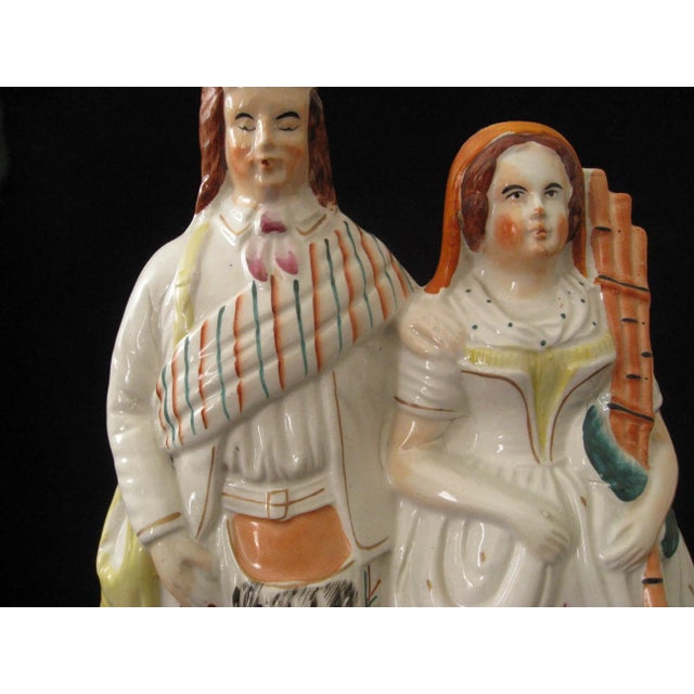 Late 19th Century Antique Staffordshire Highlander 15" Flatback Figure - c.1875 - England For Sale - Image 5 of 13