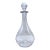 Late 20th Century Val St Lambert Crystal Decanter With Stopper Elegant Handcrafted Clear Glass For Sale