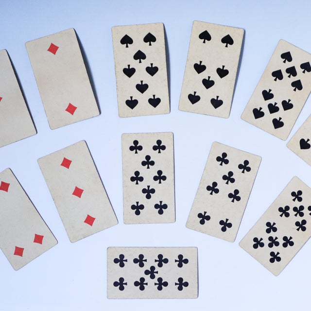 Antique Austrian Josef Glanz Industrie Und Glück Tarock Playing Cards, Vienna, Circa 1880s For Sale - Image 11 of 18