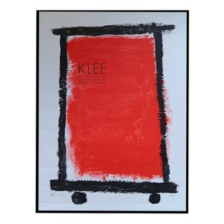 Original Paul Klee Exhibition Poster, Galerie Flinker, Paris, 1974 For Sale