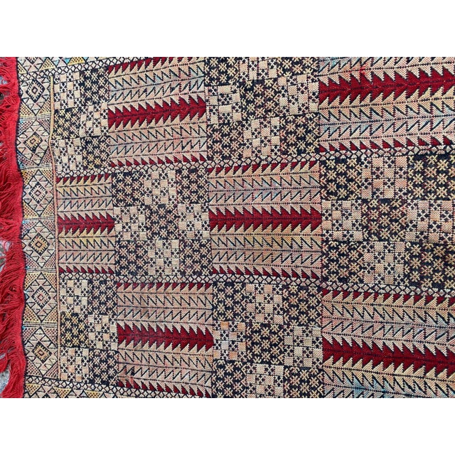 1950s Vintage Moroccan Tribal Runner For Sale - Image 5 of 14