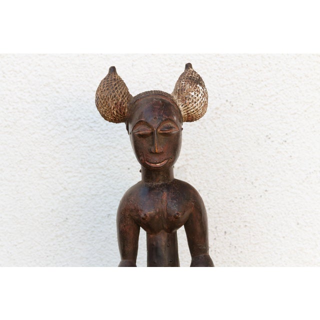 Antique African Female Ancestor Sculpture For Sale - Image 4 of 8