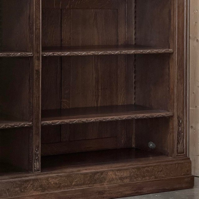 Antique Dutch Neoclassical Walnut Open Bookcase For Sale - Image 13 of 18