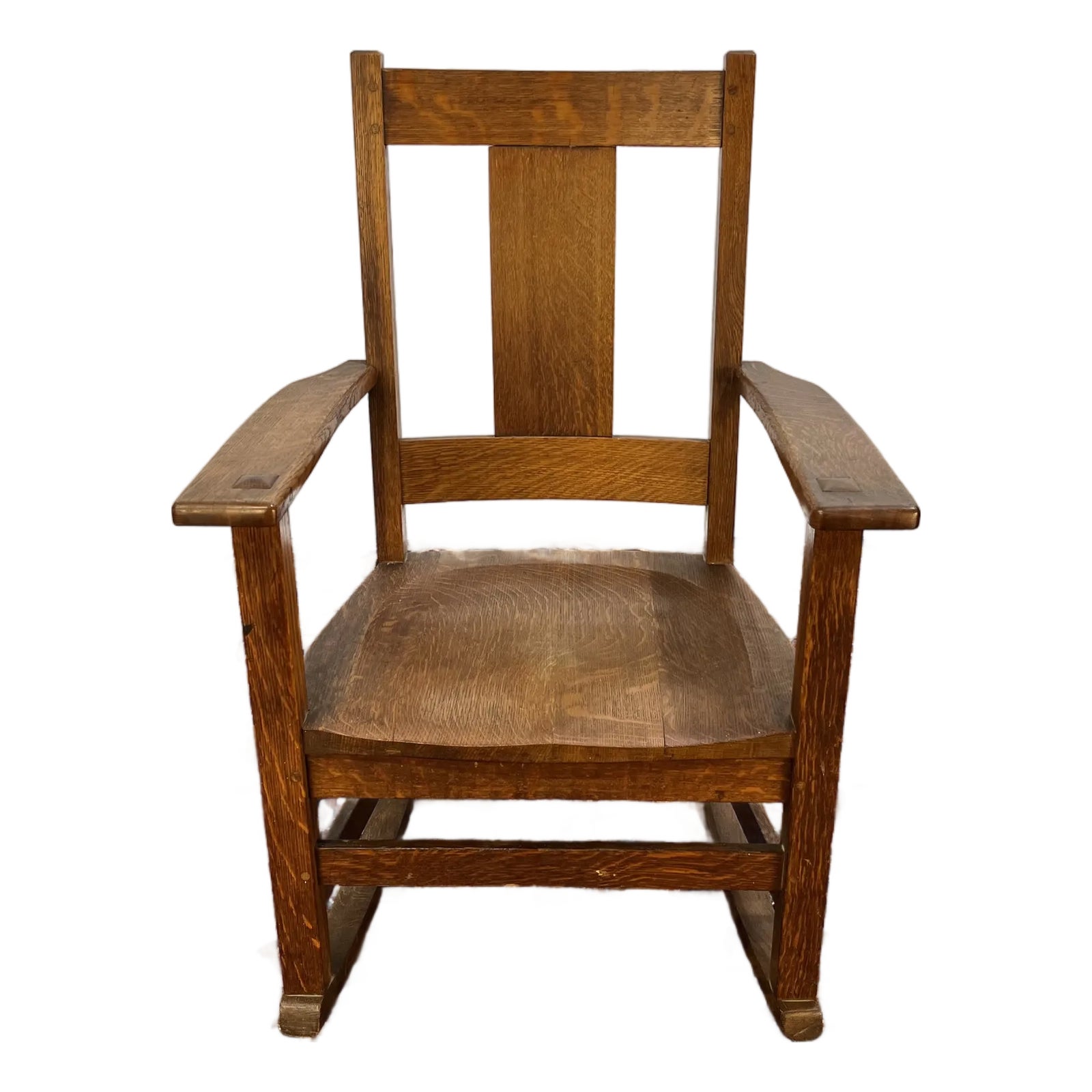 Early 20th Century Limbert Rocker | Chairish
