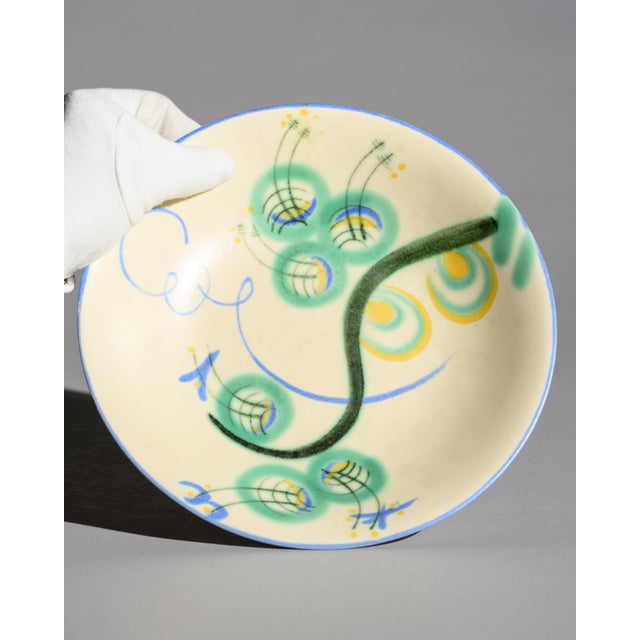 Margarete Heymann-Löbenstein for Haël-Werkstätten Footed Bowl, Germany, c. 1930 An important Art Deco ceramic footed bowl...