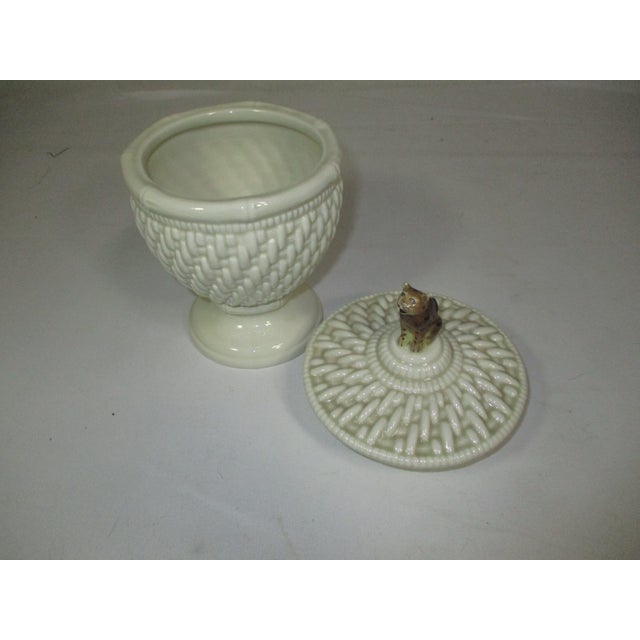 Raymond Waites Empire Porcelain Sugar and Creamer For Sale - Image 6 of 9