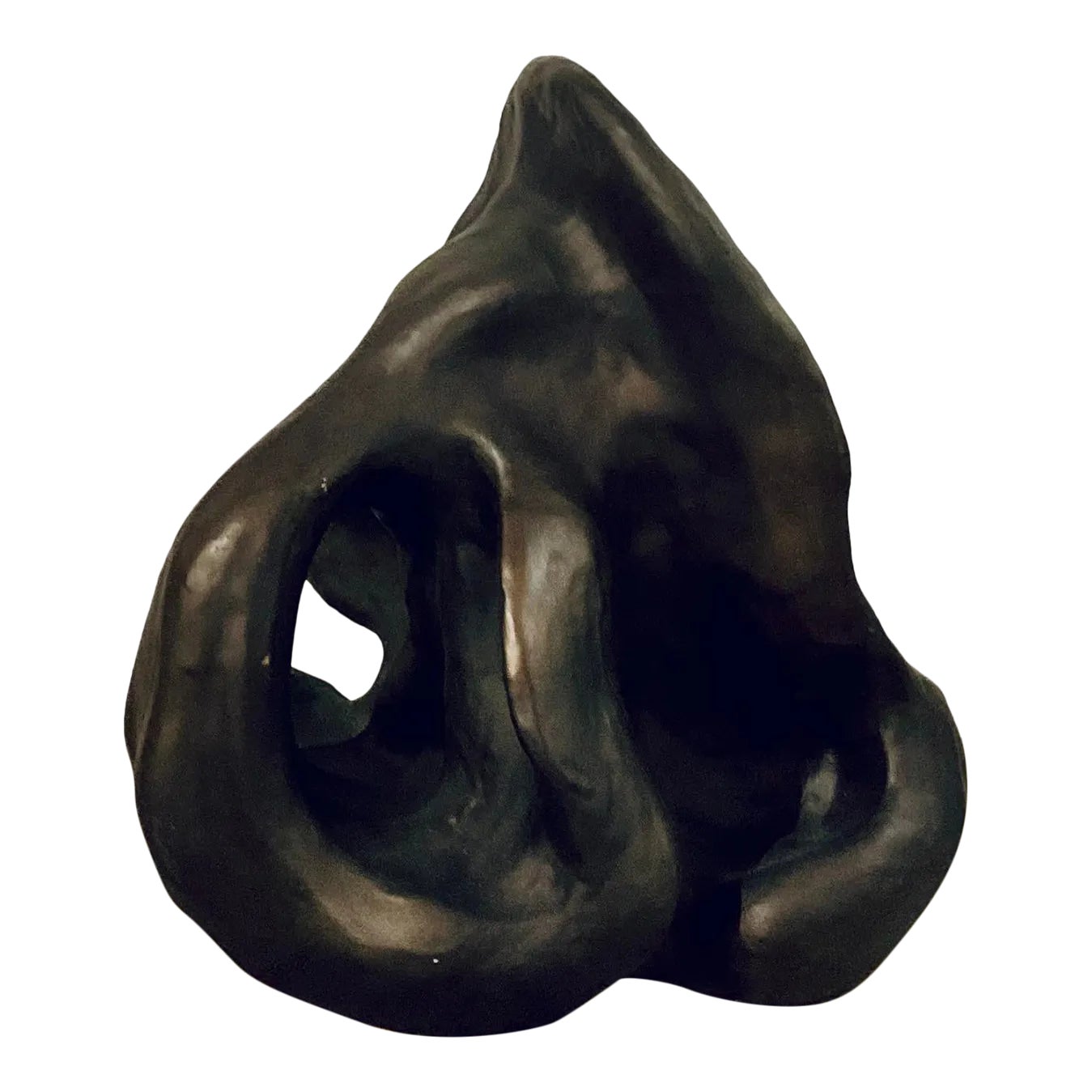 Made Goods Modern Bronze Finished Daker Sculpture | Chairish