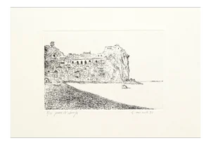 Scilla - Original Etching on Cardboard by Giovanni Omiccioli - 1971 1971