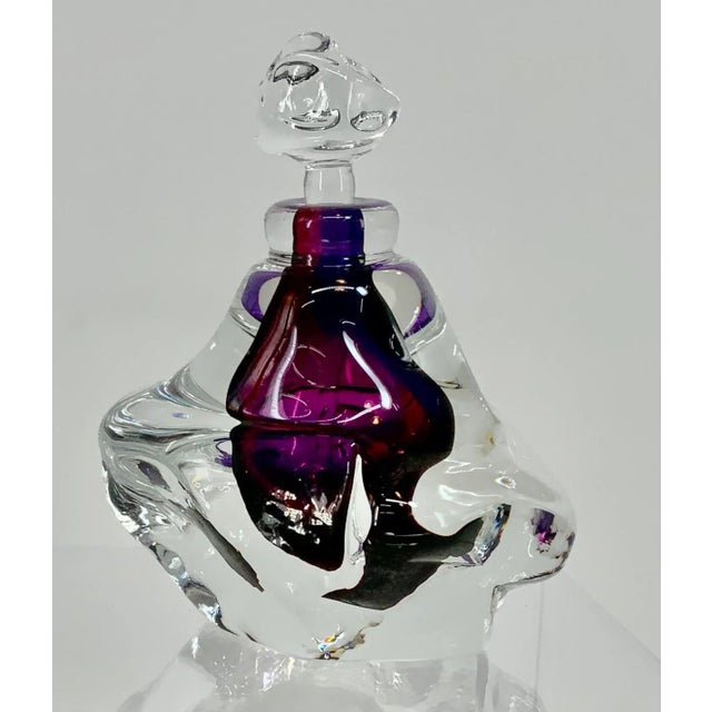Vintage Leon Applebaum Art Glass Parfumé Bottle For Sale - Image 12 of 13
