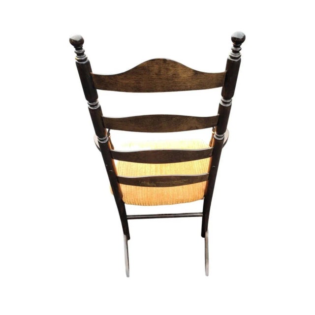 Nichols & Stone Hitchcock Style Rocking Chair in Honor of u.s Gen. Sylvanus Thayer, Circa 1960s For Sale In Washington DC - Image 6 of 11