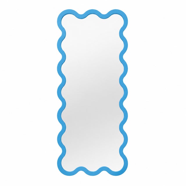 Black Luxery Full Length Sculptural Wavy Hvyli 16 Mirror by Oitoproducts For Sale - Image 14 of 18