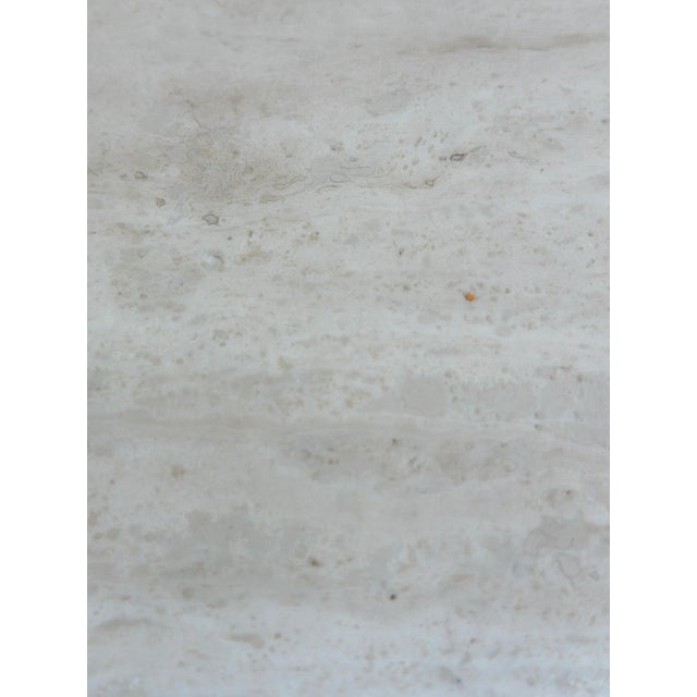 Vintage Italian Travertine Coffee Table, 1970s For Sale - Image 9 of 10