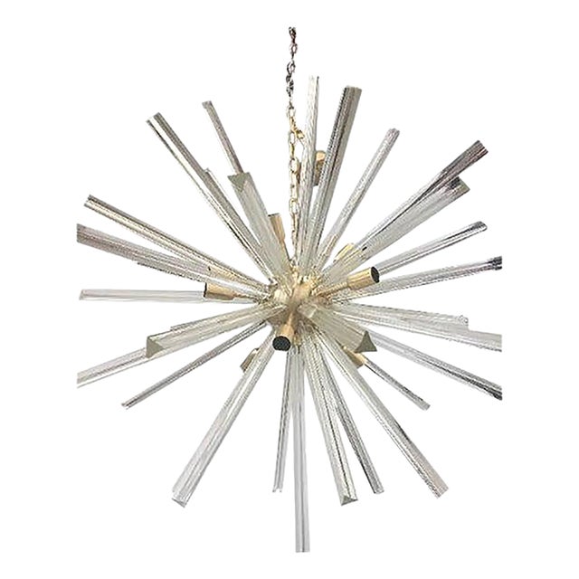 Murano Style Glass Sputnik Chandelier by 23HomeDesign For Sale