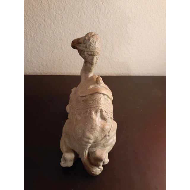 1980s Textured Stoneware Sitting Camel Figurine For Sale In Dallas - Image 6 of 6