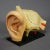 A large folding model of an ear. Used as teaching material in German schools circa 1900. Made of wood and papier mâché by...
