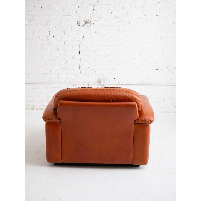 1970s Vavassori "Original Arizona" Lounge Chair in Cognac Leather For Sale - Image 5 of 13