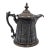 Antique 19th Century Meriden Water Pitcher Decanter Bold Ornate Silver Plate LRG Heavy For Sale