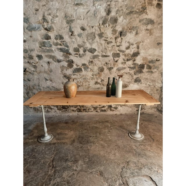 Antique French Bistro Table Dining Table, 1900s For Sale - Image 6 of 17