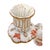 Late 20th Century Herend Chinese Bouquet Rust Porcelain Candelabra — Pair For Sale - Image 10 of 11