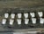 1960s Coastal Table Decor- Dozen Turbo Sea Shells Napkin Rings Mother of Pearl - 12 pcs For Sale - Image 4 of 6
