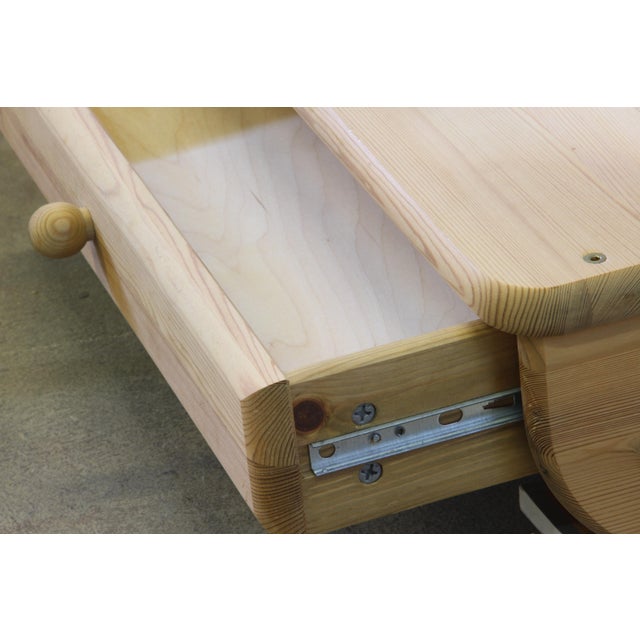 Danish Wall Hanging Bedside Tables in Pine, 1970s-1980s, Set of 2 For Sale - Image 6 of 17