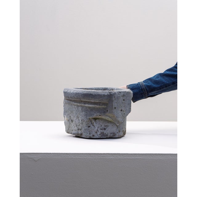19th Century 19th Century Belgian Blue Stone Fountain Basin For Sale - Image 5 of 18