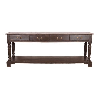English Painted Potboard Dresser Base For Sale