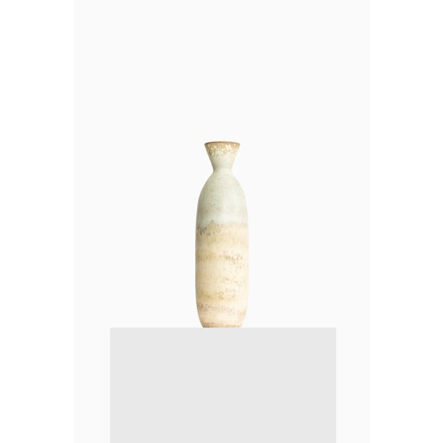 Rörstrand Swedish Tall Ceramic Floor Vase by Carl-Harry Stålhane for Rörstrand, 1950s For Sale - Image 4 of 6