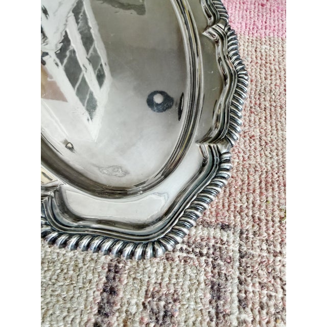 Victorian Antique Tiffany & Co Silver Plated Fish Platter For Sale - Image 3 of 6