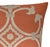 Contemporary Orange Linen Throw Pillow Cover With Gold Embroidery - Palazzo Collection, 20 X 20 For Sale - Image 3 of 5