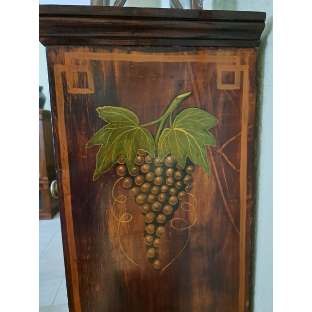 Brown 1937 Bourgogne French Wine Locker/Original/One-Of-A-Kind For Sale - Image 8 of 12