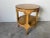 Vintage Maitland-Smith Faux Ostrich Leather Round Two-Tier End Table/ Sold For Sale - Image 11 of 12